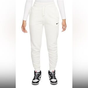 Nike Phoenix Fleece High-Waisted Joggers - Women's Large